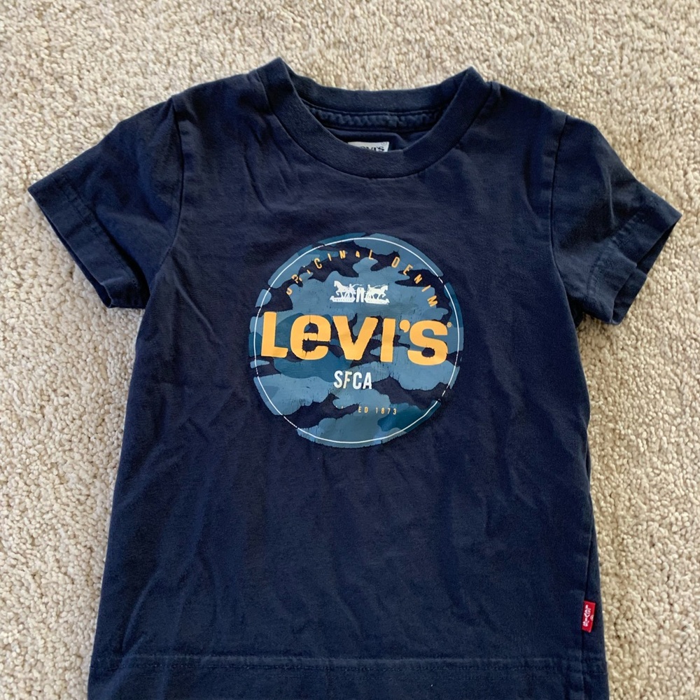 Levi's Kids Navy Blue T-Shirt